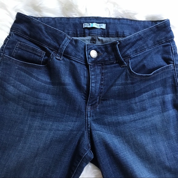 Riders by Lee Midrise Capri Dark Blue Size 6 - Picture 3 of 6